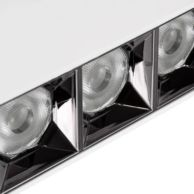 Φωτιστικό οροφής kelvo® LUMINAR Downlight σποτ LED 12W 1680lm 36° AC 220-240V IP20 φυσικό λευκό 4500K Osram SMD chip λευκό ματ 11.8x4.2x6.6cm