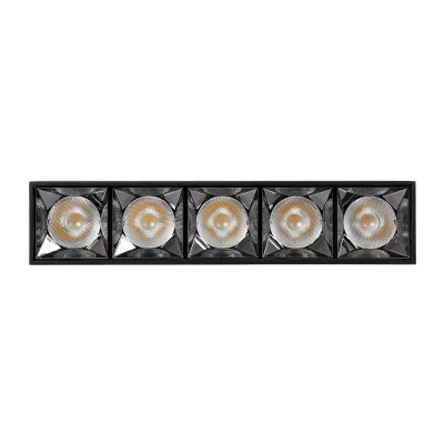 Φωτιστικό οροφής kelvo® LUMINAR Downlight σποτ LED 20W 2800lm 36° AC 220-240V IP20 φυσικό λευκό 4500K Osram SMD μαύρο ματ 19.5x4.2x6.6cm Φωτιστικό οροφής kelvo® LUMINAR Downlight σποτ LED 20W 2800lm 36° AC 220-240V IP20 φυσικό λευκό 4500K Osram SMD μαύρο ματ 19.5x4.2x6.6cm