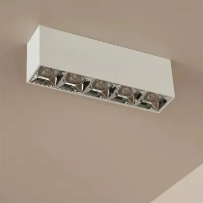 Φωτιστικό οροφής kelvo® LUMINAR Downlight σποτ LED 20W 2800lm 36° AC 220-240V IP20 φυσικό λευκό 4500K λευκό ματ 19.5x4.2x6.6cm
