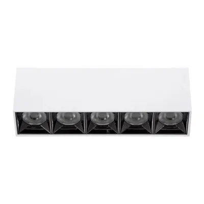 Φωτιστικό οροφής kelvo® LUMINAR Downlight σποτ LED 20W 2800lm 36° AC 220-240V IP20 φυσικό λευκό 4500K λευκό ματ 19.5x4.2x6.6cm