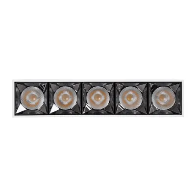 Φωτιστικό οροφής kelvo® LUMINAR Downlight σποτ LED 20W 2800lm 36° AC 220-240V IP20 φυσικό λευκό 4500K λευκό ματ 19.5x4.2x6.6cm