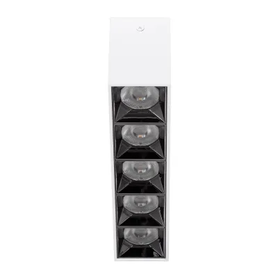 Φωτιστικό οροφής kelvo® LUMINAR Downlight σποτ LED 20W 2800lm 36° AC 220-240V IP20 φυσικό λευκό 4500K λευκό ματ 19.5x4.2x6.6cm
