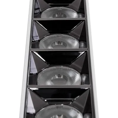 Φωτιστικό οροφής kelvo® LUMINAR Downlight σποτ LED 20W 2800lm 36° AC 220-240V IP20 φυσικό λευκό 4500K λευκό ματ 19.5x4.2x6.6cm