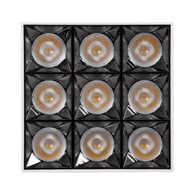 Φωτιστικό οροφής kelvo® LUMINAR Downlight σποτ LED 30W 4200lm 36° AC 220-240V IP20 φυσικό λευκό 4500K λευκό ματ 12x12x6.6cm