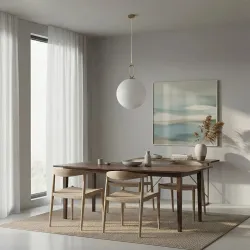 Κρεμαστό φωτιστικό οροφής kelvo® BELLISSIMO για λάμπα με ντουί E27 AC 220-240V IP20 χρυσό βούρτσας πλατίνα & λευκό 40x40x62cm
