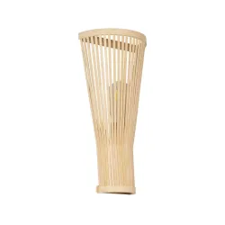Boho επιτοίχια απλίκα με ντουί E27 GLOBOSTAR® CHORD μονόφωτη IP20 μπεζ 20x10x38.5cm 01975