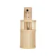 GLOBOSTAR® NOMAD 01978 Boho Φωτιστικό Τοίχου - Απλίκα με Ντουί 1 x E27 AC 220-240V IP20 - Μπεζ - Μ16 x Π26.5 x Υ47cm