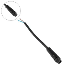 Σύνδεσμος τροφοδοσίας 2 Pin για Wall Washers & Προβολείς IP65 μαύρος 20x1.5x1.5cm