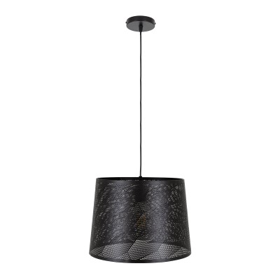Μοντέρνο κρεμαστό φωτιστικό SPARKLE 1ΧΕ27 AC 220-240V μαύρο μεταλλικό με πλέγμα Φ35xY26cm Μοντέρνο κρεμαστό φωτιστικό SPARKLE 1ΧΕ27 AC 220-240V μαύρο μεταλλικό με πλέγμα Φ35xY26cm