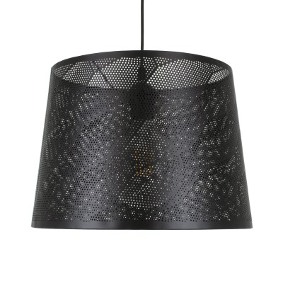 Μοντέρνο κρεμαστό φωτιστικό SPARKLE 1ΧΕ27 AC 220-240V μαύρο μεταλλικό με πλέγμα Φ35xY26cm Μοντέρνο κρεμαστό φωτιστικό SPARKLE 1ΧΕ27 AC 220-240V μαύρο μεταλλικό με πλέγμα Φ35xY26cm