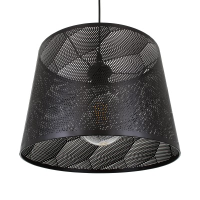 Μοντέρνο κρεμαστό φωτιστικό SPARKLE 1ΧΕ27 AC 220-240V μαύρο μεταλλικό με πλέγμα Φ35xY26cm Μοντέρνο κρεμαστό φωτιστικό SPARKLE 1ΧΕ27 AC 220-240V μαύρο μεταλλικό με πλέγμα Φ35xY26cm