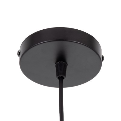 Μοντέρνο κρεμαστό φωτιστικό SPARKLE 1ΧΕ27 AC 220-240V μαύρο μεταλλικό με πλέγμα Φ35xY26cm Μοντέρνο κρεμαστό φωτιστικό SPARKLE 1ΧΕ27 AC 220-240V μαύρο μεταλλικό με πλέγμα Φ35xY26cm