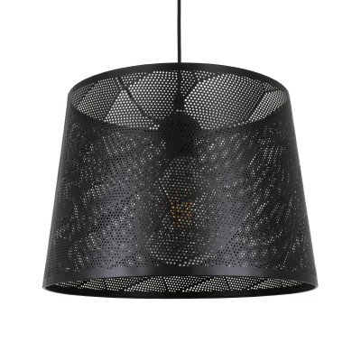 Μοντέρνο κρεμαστό φωτιστικό SPARKLE 1ΧΕ27 AC 220-240V μαύρο μεταλλικό με πλέγμα Φ35xY26cm Μοντέρνο κρεμαστό φωτιστικό SPARKLE 1ΧΕ27 AC 220-240V μαύρο μεταλλικό με πλέγμα Φ35xY26cm