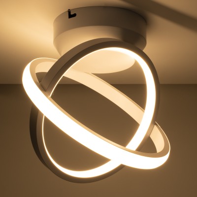 Φωτιστικό οροφής AMELIA με LED CCT 20W 2400lm 6000K+4500K+2700K με διακόπτη On/Off All In One αλουμίνιο linear design 300° IP20 L24.5xW16xH25cm Φωτιστικό οροφής AMELIA με LED CCT 20W 2400lm 6000K+4500K+2700K με διακόπτη On/Off All In One αλουμίνιο linear design 300° IP20 L24.5xW16xH25cm
