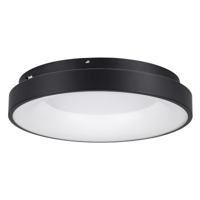 Πλαφονιέρα Οροφής Δαχτυλίδι-Κύκλος LED SALEM CCT 75W 8625lm 120° AC 220-240V - Εναλλαγή Φωτισμού μέσω Τηλεχειριστηρίου All In One - Μαύρο GloboStar® SALEM 61233 Πλαφονιέρα Οροφής Δαχτυλίδι-Κύκλος LED CCT 75W 8625lm 120° AC 220-240V - Εναλλαγή Φωτισμού μέσω Τηλεχειριστηρίου All In One Ψυχρό 6000k+Φυσικό 4500k+Θερμό 2700k Dimmable Φ45cm - Μαύρο - 3 Years Warranty