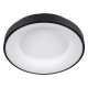 Πλαφονιέρα Οροφής Δαχτυλίδι-Κύκλος LED SALEM CCT 75W 8625lm 120° AC 220-240V - Εναλλαγή Φωτισμού μέσω Τηλεχειριστηρίου All In One - Μαύρο GloboStar® SALEM 61233 Πλαφονιέρα Οροφής Δαχτυλίδι-Κύκλος LED CCT 75W 8625lm 120° AC 220-240V - Εναλλαγή Φωτισμού μέσω Τηλεχειριστηρίου All In One Ψυχρό 6000k+Φυσικό 4500k+Θερμό 2700k Dimmable Φ45cm - Μαύρο - 3 Years Warranty