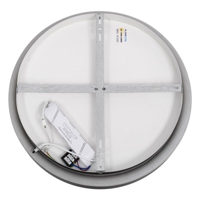Πλαφονιέρα Οροφής Δαχτυλίδι-Κύκλος LED SALEM CCT 75W 8625lm 120° AC 220-240V - Εναλλαγή Φωτισμού μέσω Τηλεχειριστηρίου All In One - Μαύρο GloboStar® SALEM 61233 Πλαφονιέρα Οροφής Δαχτυλίδι-Κύκλος LED CCT 75W 8625lm 120° AC 220-240V - Εναλλαγή Φωτισμού μέσω Τηλεχειριστηρίου All In One Ψυχρό 6000k+Φυσικό 4500k+Θερμό 2700k Dimmable Φ45cm - Μαύρο - 3 Years Warranty