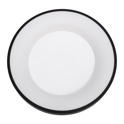 Πλαφονιέρα Οροφής Δαχτυλίδι-Κύκλος LED SALEM CCT 75W 8625lm 120° AC 220-240V - Εναλλαγή Φωτισμού μέσω Τηλεχειριστηρίου All In One - Μαύρο GloboStar® SALEM 61233 Πλαφονιέρα Οροφής Δαχτυλίδι-Κύκλος LED CCT 75W 8625lm 120° AC 220-240V - Εναλλαγή Φωτισμού μέσω Τηλεχειριστηρίου All In One Ψυχρό 6000k+Φυσικό 4500k+Θερμό 2700k Dimmable Φ45cm - Μαύρο - 3 Years Warranty