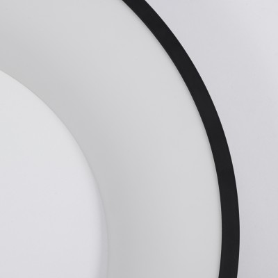 Πλαφονιέρα Οροφής Δαχτυλίδι-Κύκλος LED SALEM CCT 75W 8625lm 120° AC 220-240V - Εναλλαγή Φωτισμού μέσω Τηλεχειριστηρίου All In One - Μαύρο GloboStar® SALEM 61233 Πλαφονιέρα Οροφής Δαχτυλίδι-Κύκλος LED CCT 75W 8625lm 120° AC 220-240V - Εναλλαγή Φωτισμού μέσω Τηλεχειριστηρίου All In One Ψυχρό 6000k+Φυσικό 4500k+Θερμό 2700k Dimmable Φ45cm - Μαύρο - 3 Years Warranty