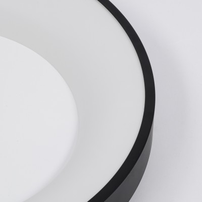 Πλαφονιέρα Οροφής Δαχτυλίδι-Κύκλος LED SALEM CCT 75W 8625lm 120° AC 220-240V - Εναλλαγή Φωτισμού μέσω Τηλεχειριστηρίου All In One - Μαύρο GloboStar® SALEM 61233 Πλαφονιέρα Οροφής Δαχτυλίδι-Κύκλος LED CCT 75W 8625lm 120° AC 220-240V - Εναλλαγή Φωτισμού μέσω Τηλεχειριστηρίου All In One Ψυχρό 6000k+Φυσικό 4500k+Θερμό 2700k Dimmable Φ45cm - Μαύρο - 3 Years Warranty