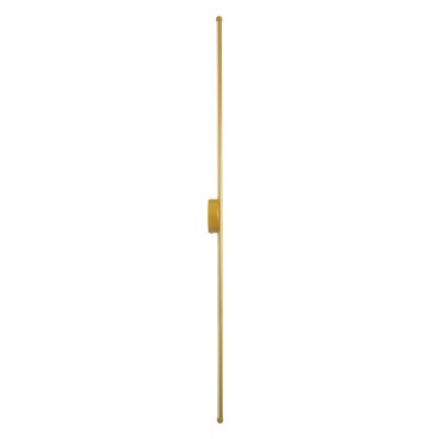Επιτοίχια απλίκα LED kelvo® DIADEM 18W 2160lm 120° AC 220-240V IP20 ρυθμιζόμενο λευκό CCT με εναλλαγή χρωμάτων 2700K/4500K/6000K χρυσό βούρτσας 10x4x120cm