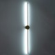 Επιτοίχια απλίκα LED kelvo® DIADEM 18W 2160lm 120° AC 220-240V IP20 ρυθμιζόμενο λευκό CCT με εναλλαγή χρωμάτων 2700K/4500K/6000K χρυσό βούρτσας 10x4x120cm