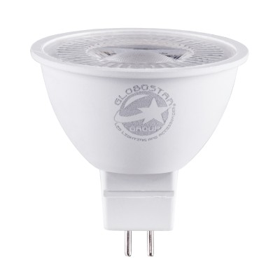 Σποτ λάμπα LED MR16 ισχύος 7W ψυχρό φως 6000Κ 770lm με γωνία δέσμης 38°τάση 12-24V IP20 Φ5 x Υ4.2cm