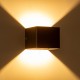 Μοντέρνα επιτοίχια απλίκα LED kelvo® CIRCOA 10W 1000lm θερμό λευκό 2700K IP44 γκρι ανθρακί ματ 10x8x10cm Μοντέρνα επιτοίχια απλίκα LED kelvo® CIRCOA 10W 1000lm θερμό λευκό 2700K IP44 γκρι ανθρακί ματ 10x8x10cm