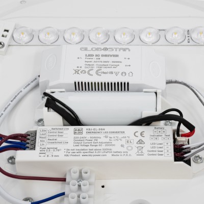 Πλαφονιέρα Οροφής LED EMERGANO 30W 3000lm 120° AC 220-240V με Ενσωματωμένο Σύστημα Emergency Li-ion 3450mAh/12.8Wh με Αυτονομία έως 3hrs - Αδιάβροχη IP54 Φ38 x Υ5.3cm Ψυχρό Λευκό 6000K - Λευκό GloboStar® EMERGANO 60992 Πλαφονιέρα Οροφής LED 30W 3000lm 120° AC 220-240V με Ενσωματωμένο Σύστημα Emergency Li-ion 3450mAh/12.8Wh με Αυτονομία έως 3hrs - Αδιάβροχη IP54 Φ38 x Υ5.3cm Ψυχρό Λευκό 6000K - Λευκό - Bridgelux Chips - 3 Years Warranty