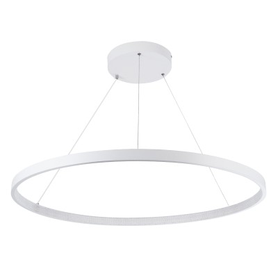 Κρεμαστό Φωτιστικό Δαχτυλίδι-Κύκλος LED DIAMOND CCT 67W 7504lm 360° AC 220-240V - Εναλλαγή Φωτισμού μέσω Τηλεχειριστηρίου All In One - Λευκό GloboStar® DIAMOND 61521 Κρεμαστό Φωτιστικό Δαχτυλίδι-Κύκλος LED CCT 67W 7504lm 360° AC 220-240V - Εναλλαγή Φωτισμού μέσω Τηλεχειριστηρίου All In One Ψυχρό 6000k+Φυσικό 4500k+Θερμό 2700k Dimmable Φ80cm - Λευκό - 3 Years Warranty