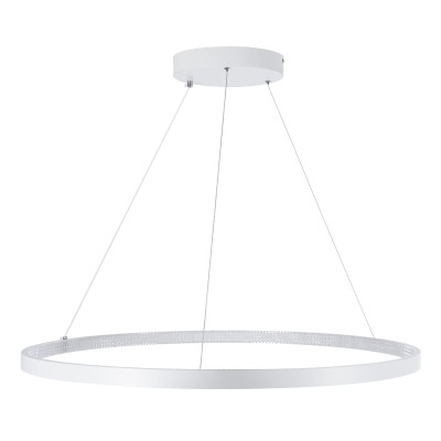 Κρεμαστό Φωτιστικό Δαχτυλίδι-Κύκλος LED DIAMOND CCT 67W 7504lm 360° AC 220-240V - Εναλλαγή Φωτισμού μέσω Τηλεχειριστηρίου All In One - Λευκό GloboStar® DIAMOND 61521 Κρεμαστό Φωτιστικό Δαχτυλίδι-Κύκλος LED CCT 67W 7504lm 360° AC 220-240V - Εναλλαγή Φωτισμού μέσω Τηλεχειριστηρίου All In One Ψυχρό 6000k+Φυσικό 4500k+Θερμό 2700k Dimmable Φ80cm - Λευκό - 3 Years Warranty