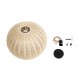 Boho Κρεμαστό Φωτιστικό RAITO Μονόφωτο 1 x E27 AC220-240V IP20 - Φ40 x Υ25cm - Μπεζ Ξύλινο Μπαμπού Πλέγμα Καμπάνα GloboStar® RAITO 01824 Boho Κρεμαστό Φωτιστικό Καμπάνα Μονόφωτο 1 x E27 IP20 Μπεζ Ξύλο - Μ40 x Π40 x Υ25cm