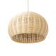 Boho Κρεμαστό Φωτιστικό RAITO Μονόφωτο 1 x E27 AC220-240V IP20 - Φ40 x Υ25cm - Μπεζ Ξύλινο Μπαμπού Πλέγμα Καμπάνα GloboStar® RAITO 01824 Boho Κρεμαστό Φωτιστικό Καμπάνα Μονόφωτο 1 x E27 IP20 Μπεζ Ξύλο - Μ40 x Π40 x Υ25cm