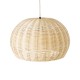 Boho Κρεμαστό Φωτιστικό RAITO Μονόφωτο 1 x E27 AC220-240V IP20 - Φ40 x Υ25cm - Μπεζ Ξύλινο Μπαμπού Πλέγμα Καμπάνα GloboStar® RAITO 01824 Boho Κρεμαστό Φωτιστικό Καμπάνα Μονόφωτο 1 x E27 IP20 Μπεζ Ξύλο - Μ40 x Π40 x Υ25cm