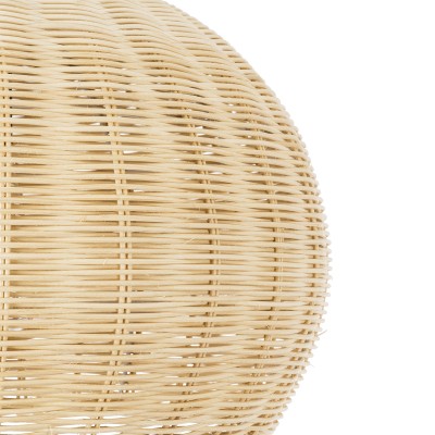Boho Κρεμαστό Φωτιστικό RAITO Μονόφωτο 1 x E27 AC220-240V IP20 - Φ40 x Υ25cm - Μπεζ Ξύλινο Μπαμπού Πλέγμα Καμπάνα GloboStar® RAITO 01824 Boho Κρεμαστό Φωτιστικό Καμπάνα Μονόφωτο 1 x E27 IP20 Μπεζ Ξύλο - Μ40 x Π40 x Υ25cm