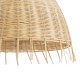 Κρεμαστό φωτιστικό Boho AQUATIC καμπάνα μονόφωτο 1 x E27 AC 220-240V μπεζ ξύλο - Μ40 x Π40 x Υ36cm