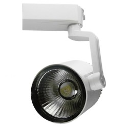Φωτιστικό Σποτ Ράγας Διφασικό Bridgelux COB LED 30W 230V 3600lm 24° Ψυχρό φως 6000k