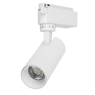 Φωτιστικό Σποτ Ράγας Λευκό Μονοφασικό Bridgelux COB LED 10W 230V 1200lm 30° Θερμό φως 3000k