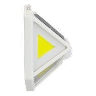 Αυτόνομο ηλιακό φωτιστικό LED COB 10W ψυχρό φως 6000K IP65 με ενσωματωμένη μπαταρία 1200mAh & αισθητήρα ημέρας-νύχτας-κίνησης