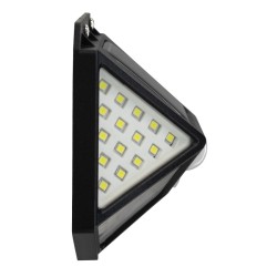 Αυτόνομο ηλιακό φωτιστικό LED SMD 10W 1000lm ψυχρό φως 6000K IP65 με ενσωματωμένη μπαταρία 1200mAh & αισθητήρα ημέρας-νύχτας-κίνησης