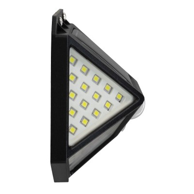 Αυτόνομο ηλιακό φωτιστικό LED SMD 10W 1000lm ψυχρό φως 6000K IP65 με ενσωματωμένη μπαταρία 1200mAh & αισθητήρα ημέρας-νύχτας-κίνησης