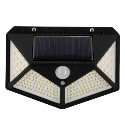 Αυτόνομο ηλιακό φωτιστικό LED SMD 10W 1000lm ψυχρό φως 6000K IP65 με ενσωματωμένη μπαταρία 1200mAh & αισθητήρα ημέρας-νύχτας-κίνησης