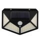 Αυτόνομο ηλιακό φωτιστικό LED SMD 10W 1000lm ψυχρό φως 6000K IP65 με ενσωματωμένη μπαταρία 1200mAh & αισθητήρα ημέρας-νύχτας-κίνησης
