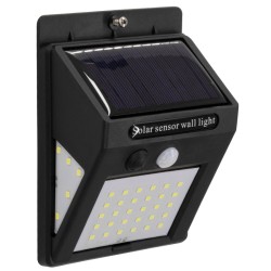 Αυτόνομο ηλιακό φωτιστικό LED 8W ψυχρό φως 6000K με αισθητήρα ημέρας-νύχτας & κίνησης IP65