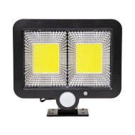 Αυτόνομος ηλιακός προβολέας LED 108 2 x COB 25W 1400lm με φωτοβολταϊκό πάνελ αισθητήρα ημέρας-νύχτας και κίνησης 6000K ψυχρό λευκό φως αδιάβροχος IP65 Αυτόνομος ηλιακός προβολέας LED 108 2 x COB 25W 1400lm με φωτοβολταϊκό πάνελ αισθητήρα ημέρας-νύχτας και κίνησης 6000K ψυχρό λευκό φως αδιάβροχος IP65