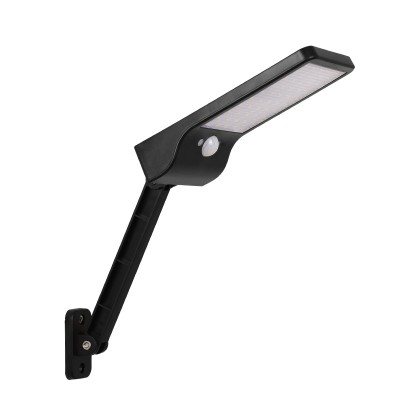 Αυτόνομο ηλιακό φωτιστικό LED 3W 550lm ψυχρό λευκό 6000K με μπαταρία 2200mAh & φωτοβολταϊκό πάνελ με ρυθμιζόμενη βάση & αισθητήρα ημέρας-νύχτας-κίνησης με τηλεχειριστήριο IP56