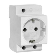 Πρίζα ράγας σούκο 10/16A 250V 3modul Πρίζα ράγας σούκο 10/16A 250V 3modul