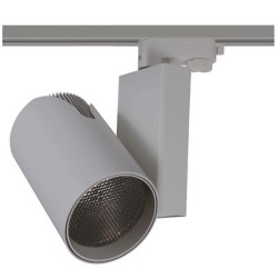 Σποτ ράγας led 4 καλωδίων γκρι 35W 230V 3000k θερμό λευκό φως 2500lm δέσμης 24°
