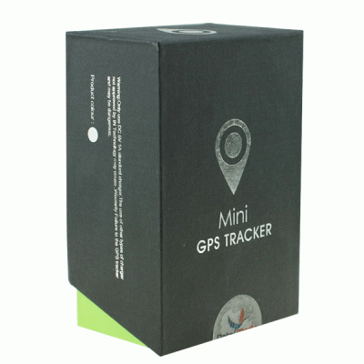Mini GPS εντοπισμού θέσης Q60-BK 400mAh αδιάβροχο μαύρο για απομακρυσμένη παρακολούθηση