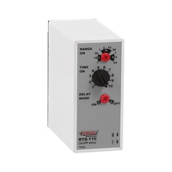 Χρονικό βάσης λυχνίας RINGEL RT8-110 με ρύθμιση χρόνου 0.1sec-24h 230V AC & 24V AC/DC 8pin